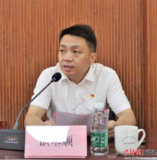 蕉城區(qū)文體和旅游局局長諶基順講話。林榕生 攝