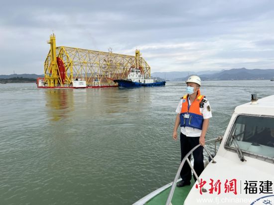 9月7日，福州海事保障出運。何羚珊 攝