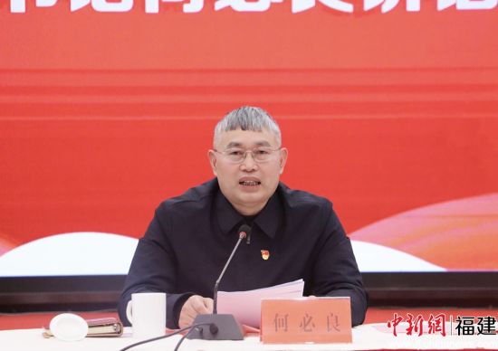蕉城區(qū)委書記何必良講話。林榕生 攝